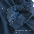 Men's Long Sleeve IndigoThick Warmly Regular Cotton Shirt